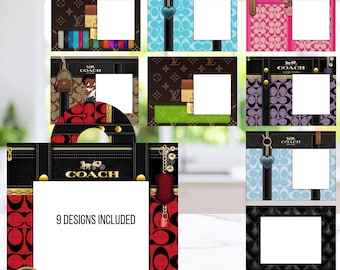 DIY Handbag Box Template | Purse Template | Luxury Gift bag