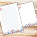 Seashell Printable Stationary Set With Envelope, Writing Paper, US ...