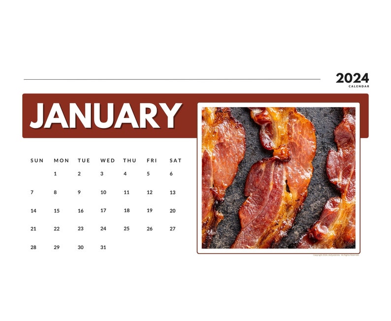 2025 Wall Calendar 2025 Cooking Calendar 2025 Wall Calendar Printable