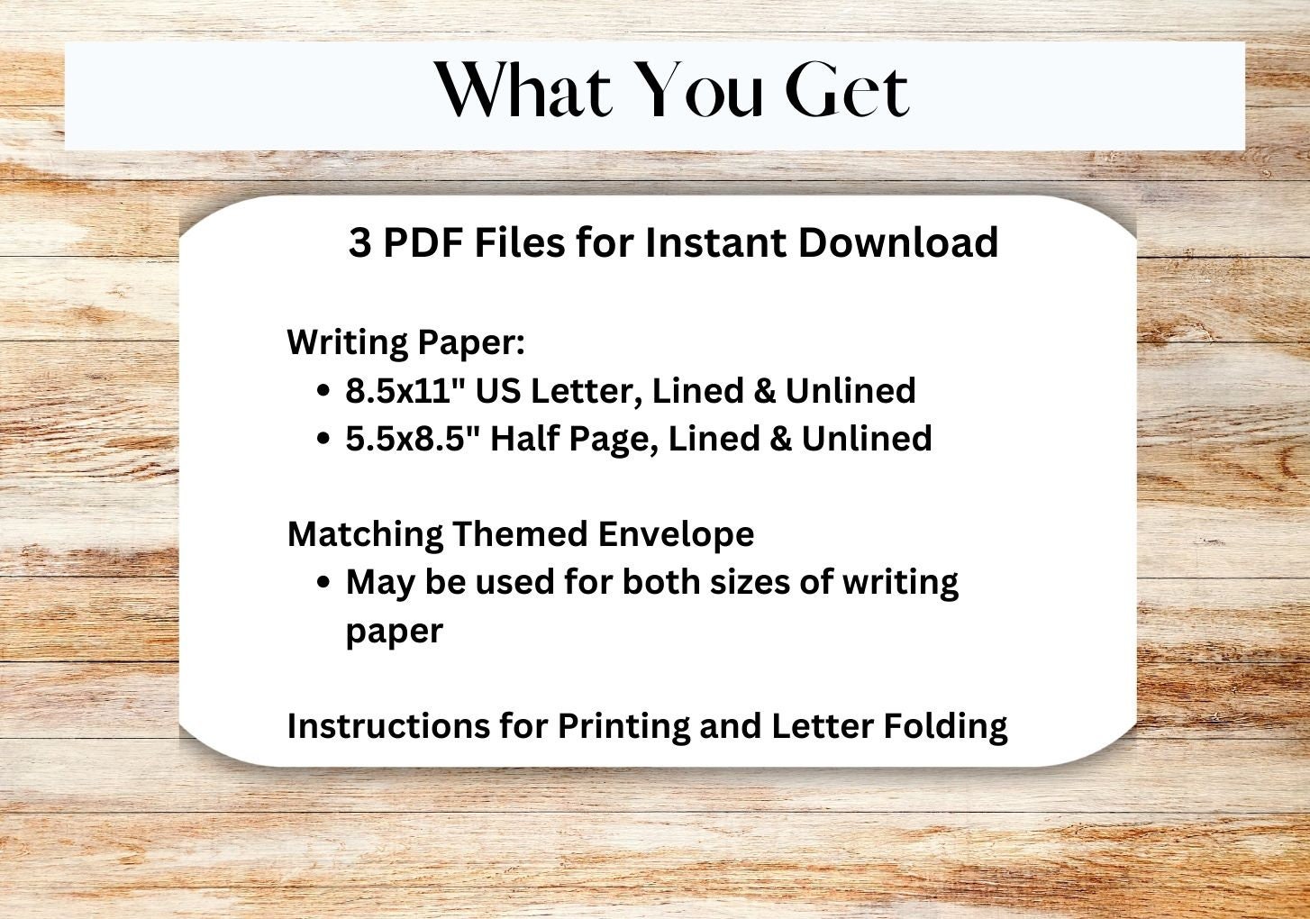 Rooster Printable Stationary Set With Envelope Writing Paper US Letter ...
