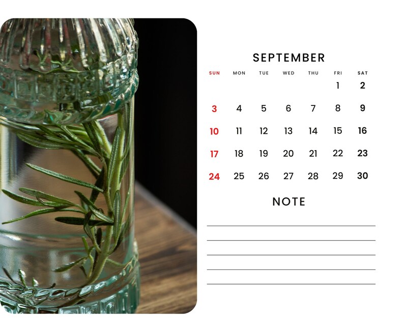 2025 Wall Calendar 2025 Cooking Calendar 2025 Wall Calendar Printable
