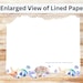 Seashell Printable Stationary Set With Envelope, Writing Paper, US ...