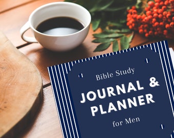 Bible Study Journal and Planner for Men (Printable)
