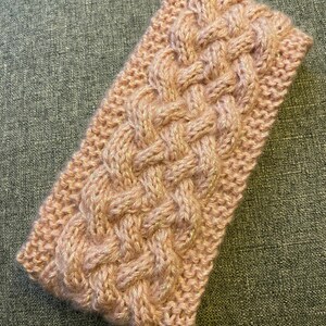 Hand Knit Ear Warmer - *Ships Free* Merino and Mohair Blend