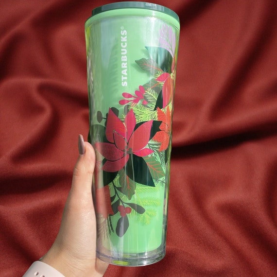 Starbucks Holiday Green Floral Color-changing Venti Tumbler | NEW Starbucks  2021 | Reusable Venti Cup | 24 Oz Tumbler | Holiday Tumbler | - Etsy