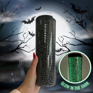 Starbucks Halloween “Cracked Skin” Glow In The Dark Tumbler |Halloween starbucks | glow in the dark starbucks tumbler | 16 oz tumbler