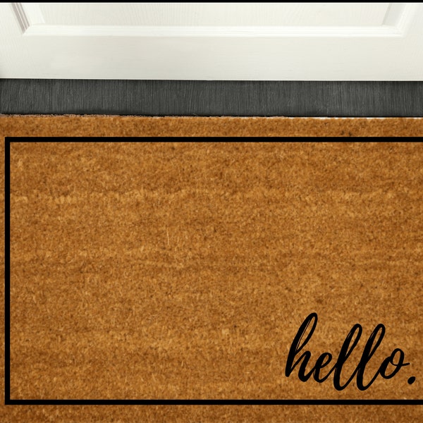 Personalized Door mat, Housewarming Gift, Wedding Gift, Custom Welcome Mat, Welcome Doormat, Closing Gift, Monogram Doormat, Front Door Mat