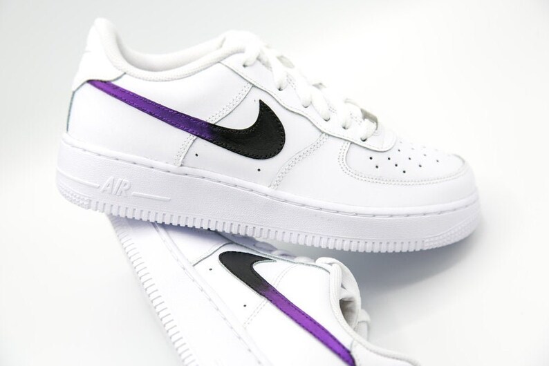 nike air force color swoosh