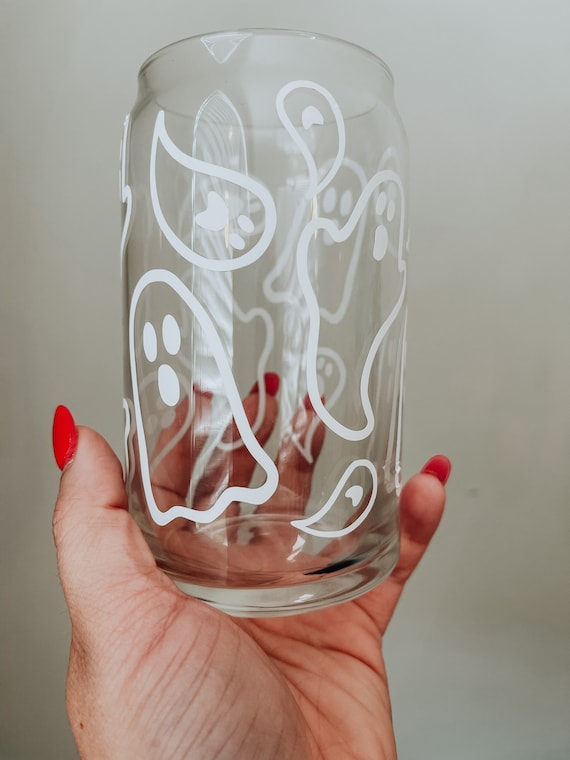 DIY Beer Can Glass for Fall & Halloween
