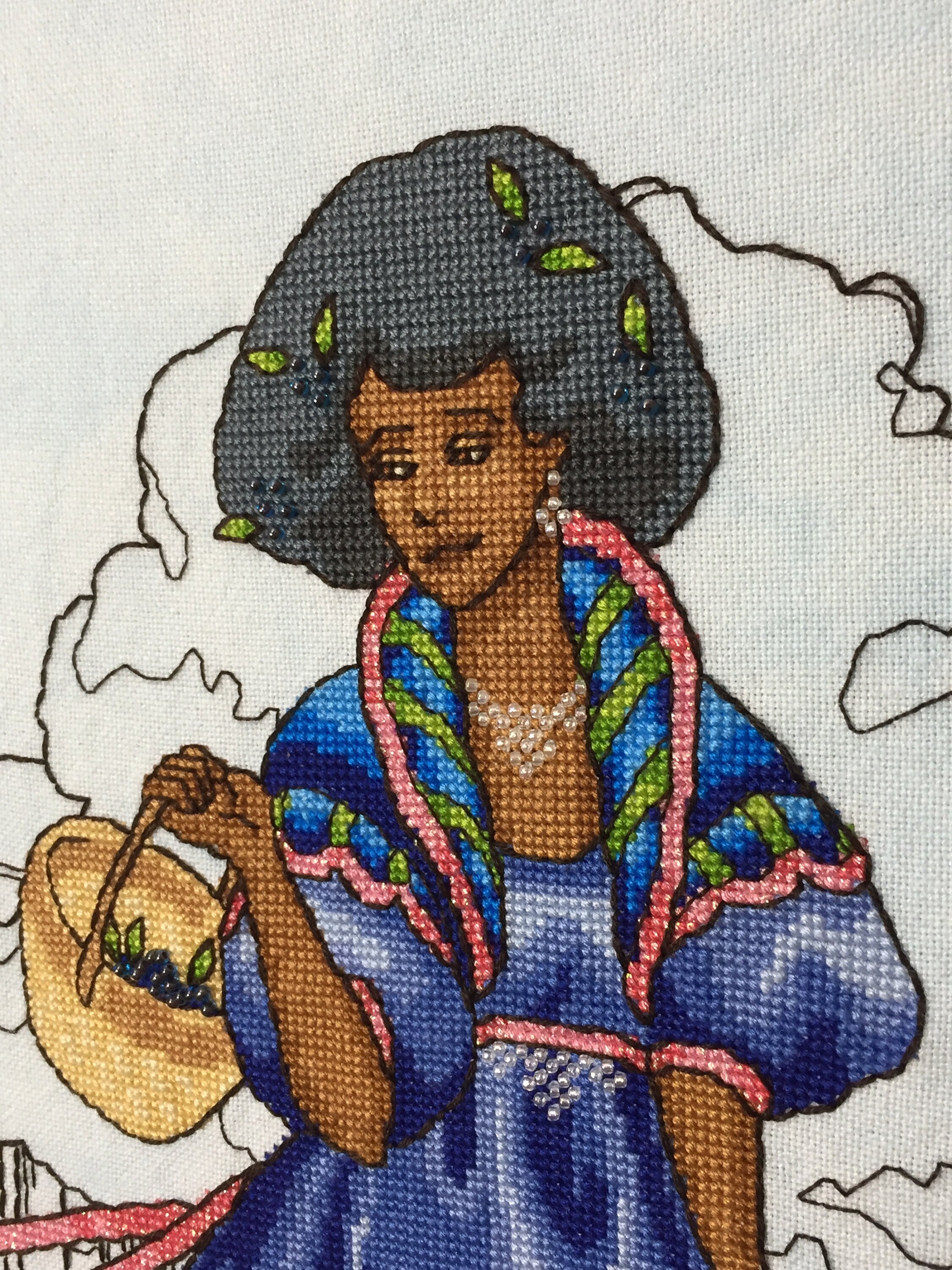 Blueberry Cross Stitch Pattern PDF - Instant Download - Etsy