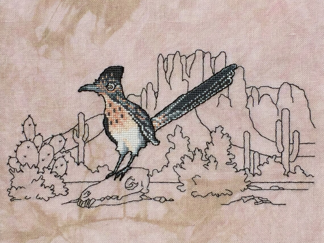 Roadrunner Cross Stitch Pattern PDF Instant Download Etsy
