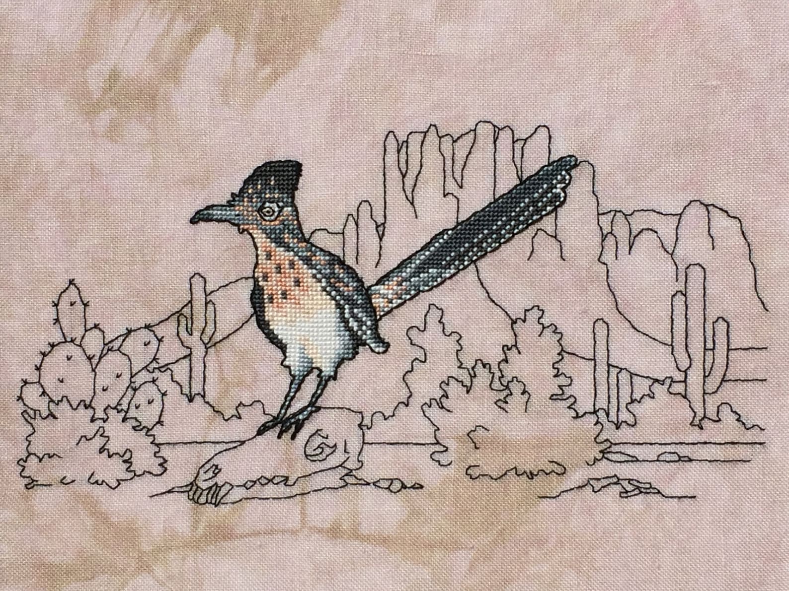 Roadrunner Cross Stitch Pattern PDF - Instant Download - Etsy