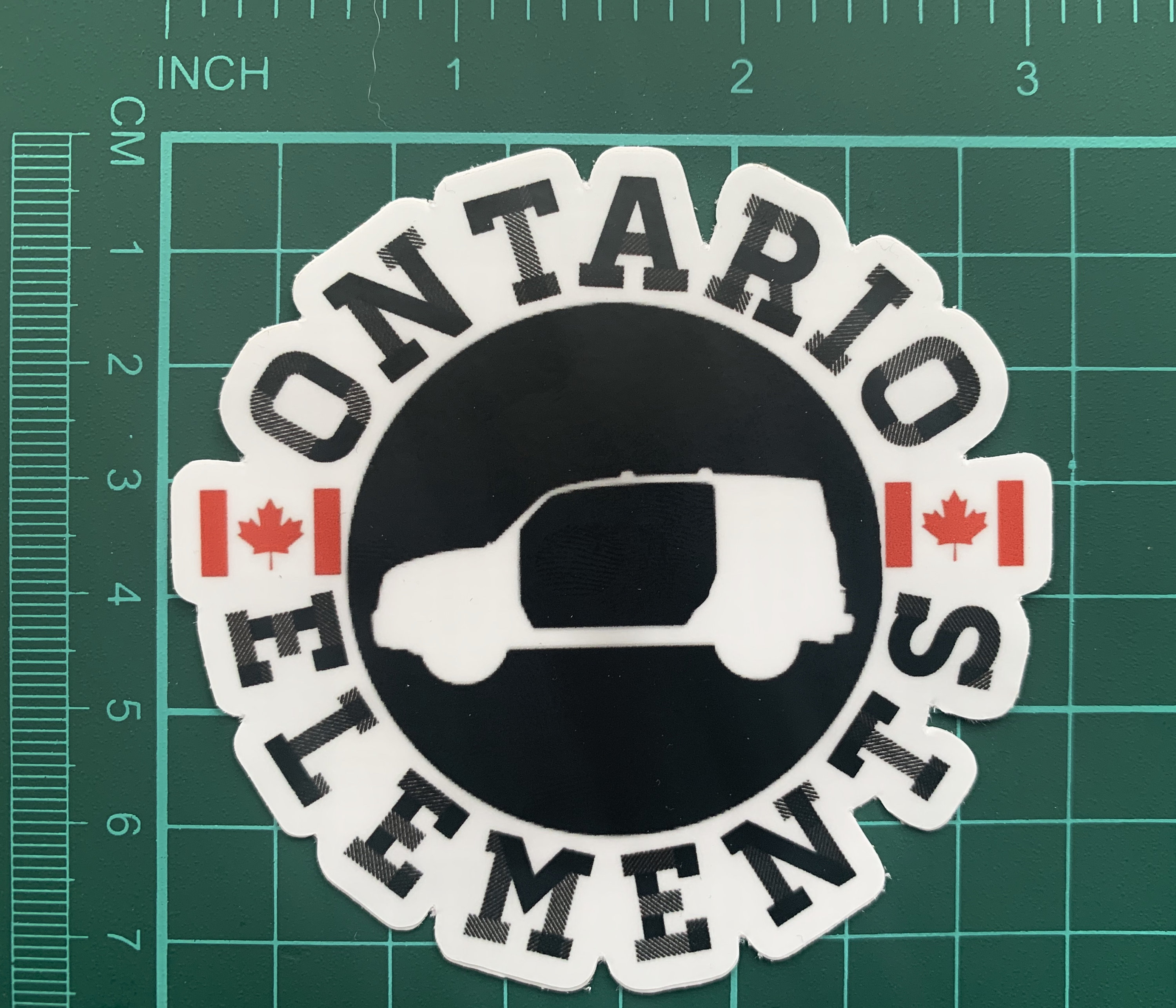 Ontario Elements Vinyl Sticker Etsy