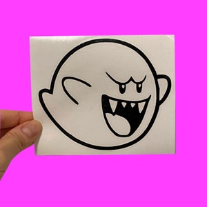 Stickers voiture - Stickers voiture - Stickers vinyle - Mario Ghost