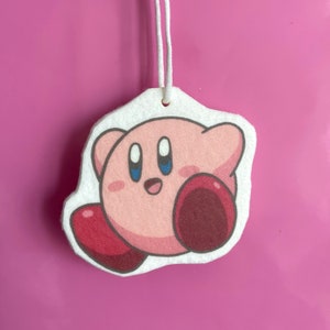 Pink Kirby Scented Air Freshener - Car Air Freshener - Home Air Freshie