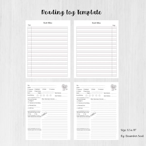 Reading Log; Reading Tracker, Homeschool, Book Tracker, Book Log, Back to School, Homeschooling, Reading Journal, Reading Chart