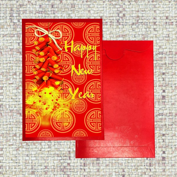 3d red envelope of firecracker, 3d red envelope for lunar new year, Chinese lunar new year, 3d red envelope gift, lunar new year gift.