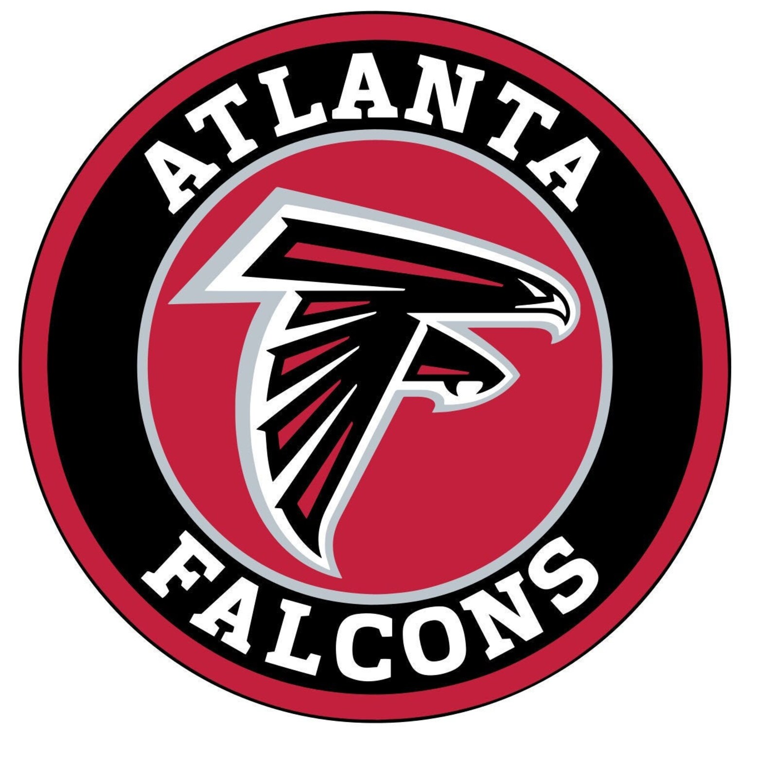 Wreath sign Atlanta Falcons sign Football sign Sports sign Etsy