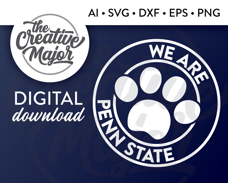 We Are SVG Sports SVG Football Penn State Cut File for | Etsy