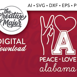 Alabama SVG, Bama SVG, Fußball, Alabama, Crimson Tide SVG, geschnitten Ek für Cricut, Silhouette, Cameo, Png, Eps, Dxf