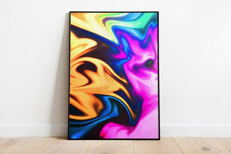wall prints decoration living room wall print poster artwork for office deco colourful wall decor Abstract art prints for wall