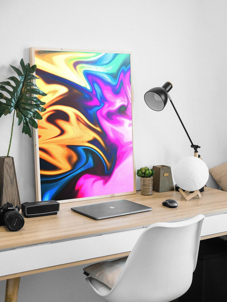 wall prints decoration living room wall print poster artwork for office deco colourful wall decor Abstract art prints for wall