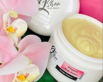 Natural Whipped Body Butter: Cocoa & Shea Butter Moisturizing Balm
