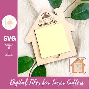 Realtor Marketing Home Geschenk Hinweishalter, Laser-Datei SVG digitaler Download, Verkauft und Willkommen zu Hause Makramee Abschlussgeschenk, Pop by popup swag