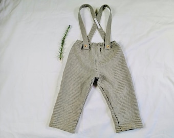 Suspender Pants PDF Sewing Pattern, Kids Size 1 year to 6 years, Boys and Girls, Very Easy and Simple, Easy Sewing Pattern, Woven Pattern