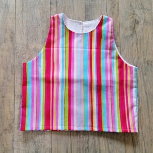 Girls Minimalist Top PDF Sewing Pattern, size 3 years to 12 years, Easy sewing pattern, Woven top sewing pattern, Simple Design