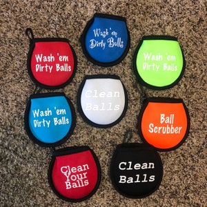 Golf Ball Cleaner Sack