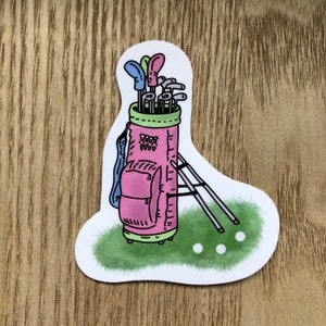 Golf bag Sticker