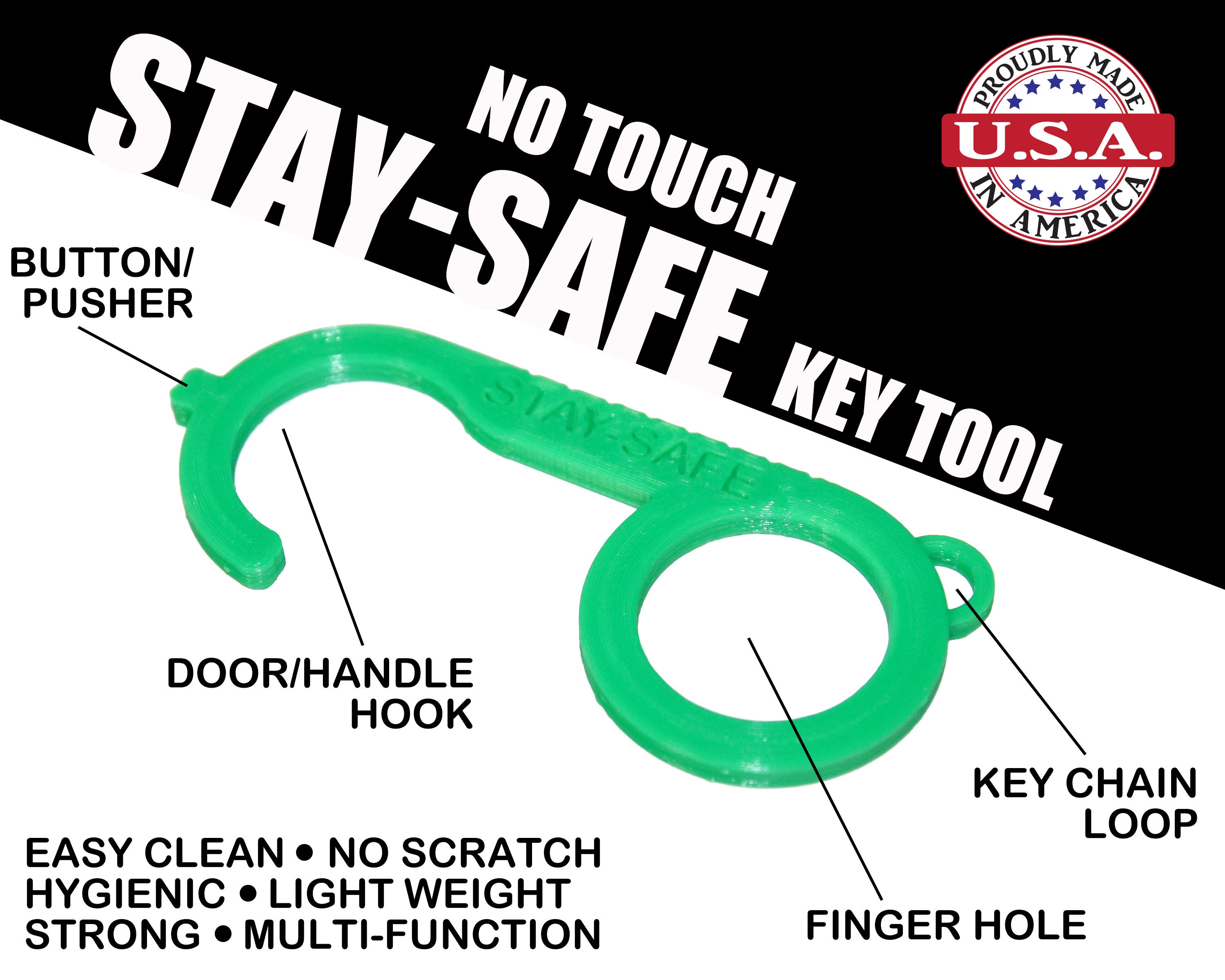 Stay Safe Key Tool No Touch Door Opener Tool Touch Free Etsy Norway