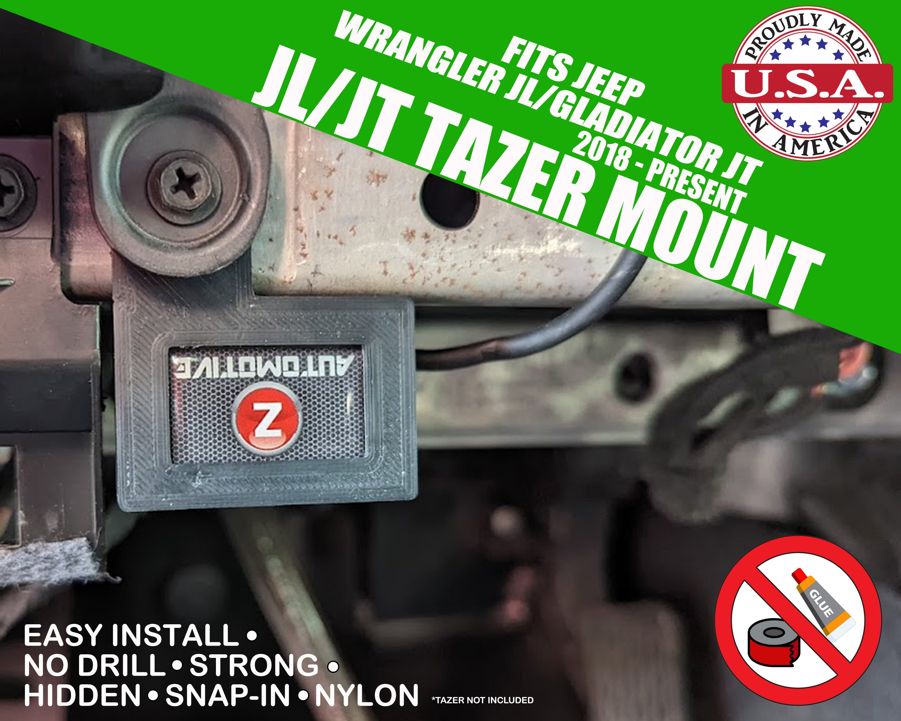 Fits Jeep Wranger JL/JT Z Automotive TAZER and Security Gateway