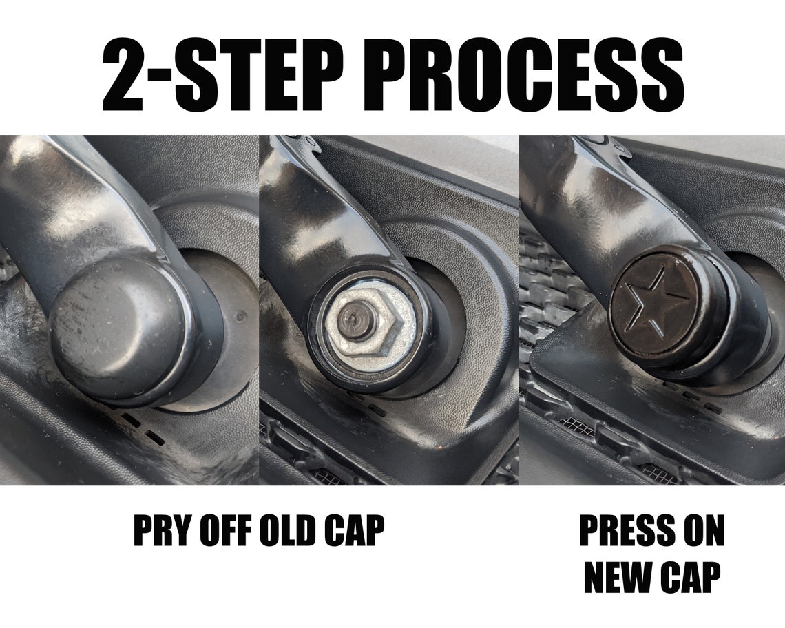 Fits Jeep Wrangler Jl/gladiator JT Wiper Cap Set 2pcs Etsy