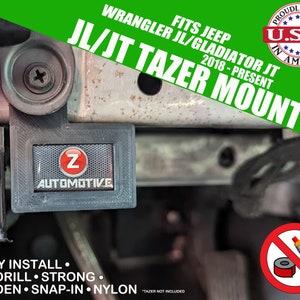 Fits Jeep Wranger JL/JT Z automotive TAZER and  Security Gateway Bypass Module Mount