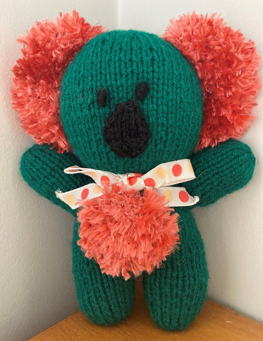 Koala Australian Animal Hand Knitted Toy Soft Toy Animal Etsy