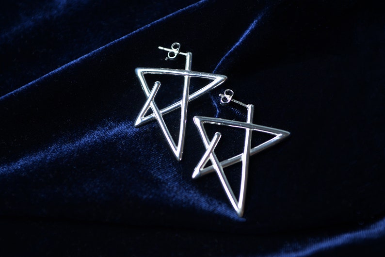 dainty silver earrings Celestial Drop earrings Starlet Earrings gold chunky earrings
