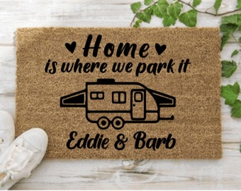 Personalised Caravan Doormat