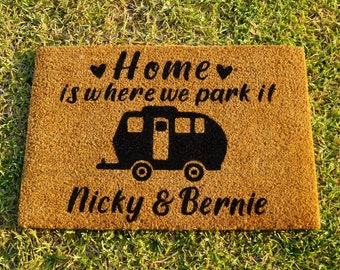 Personalised Caravan Doormat