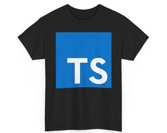 TypeScript Logo Tee | Programmer T-Shirt, Web Developer Shirt