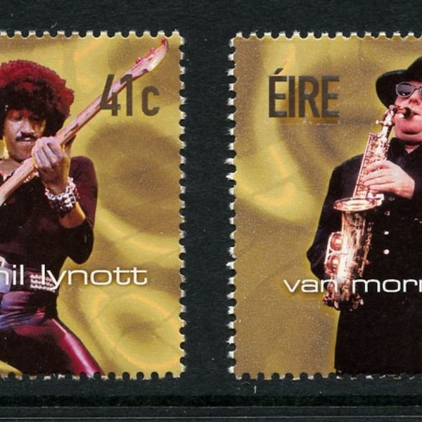 Ireland 2002 Scott #1435-1438 - Irish Rock Legends - Mint Never Hinged Condition