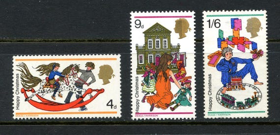 イギリス 1968 - クリスマス、新品同様 - SG #775-777 - Etsy 日本
