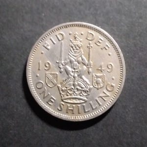 Great Britain - King George VI 1949 (Scottish) Shilling - Ref #GVISS49-1 - Fine Circulated Condition