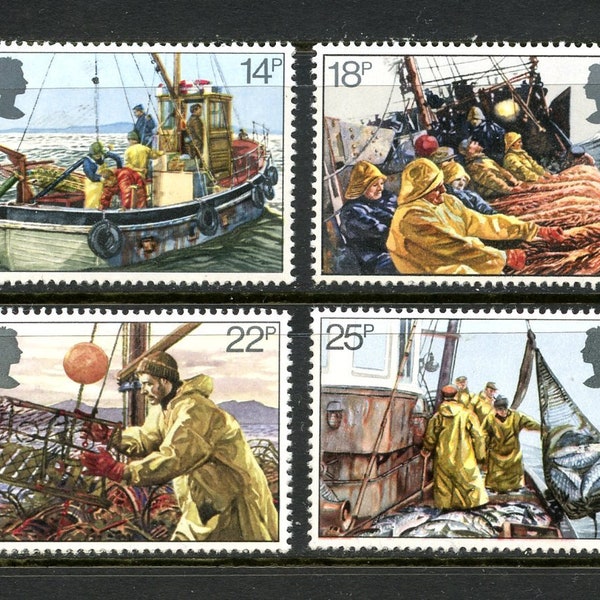 Great Britain - 1981 - British Fishing Industry - Complete Set - Mint Never Hinged Condition