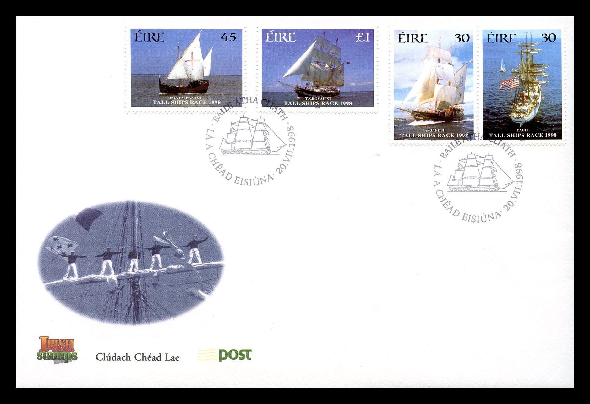 Sailing Ship Stamps, Tall Ships, Clipper Ships, US Vintage Stamps, Issued  1937 to 1988, Set of 10 