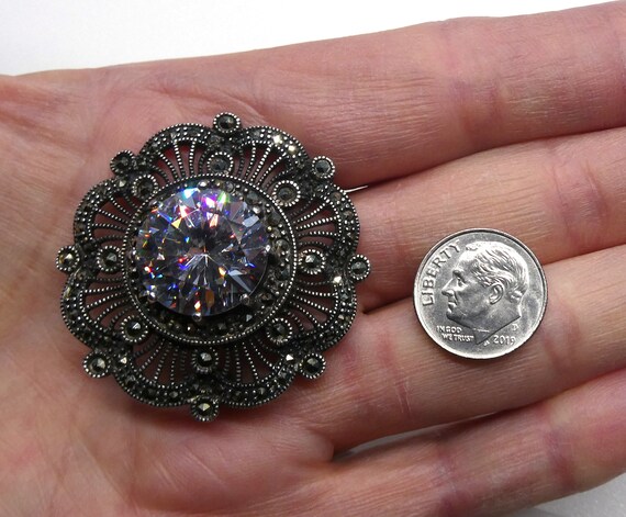 AMAZING Vintage Victorian Style Rock Crystal Ster… - image 7