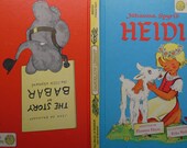 Vintage Dandelion Library Two Books in One The Story of Babar Heidi