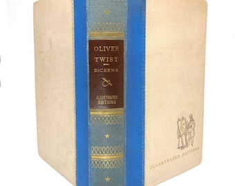 Oliver Twist by Charles Dickens, Illustrated Editions, World Publishing Company, 1940s