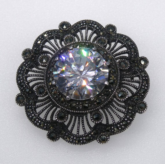 AMAZING Vintage Victorian Style Rock Crystal Ster… - image 2